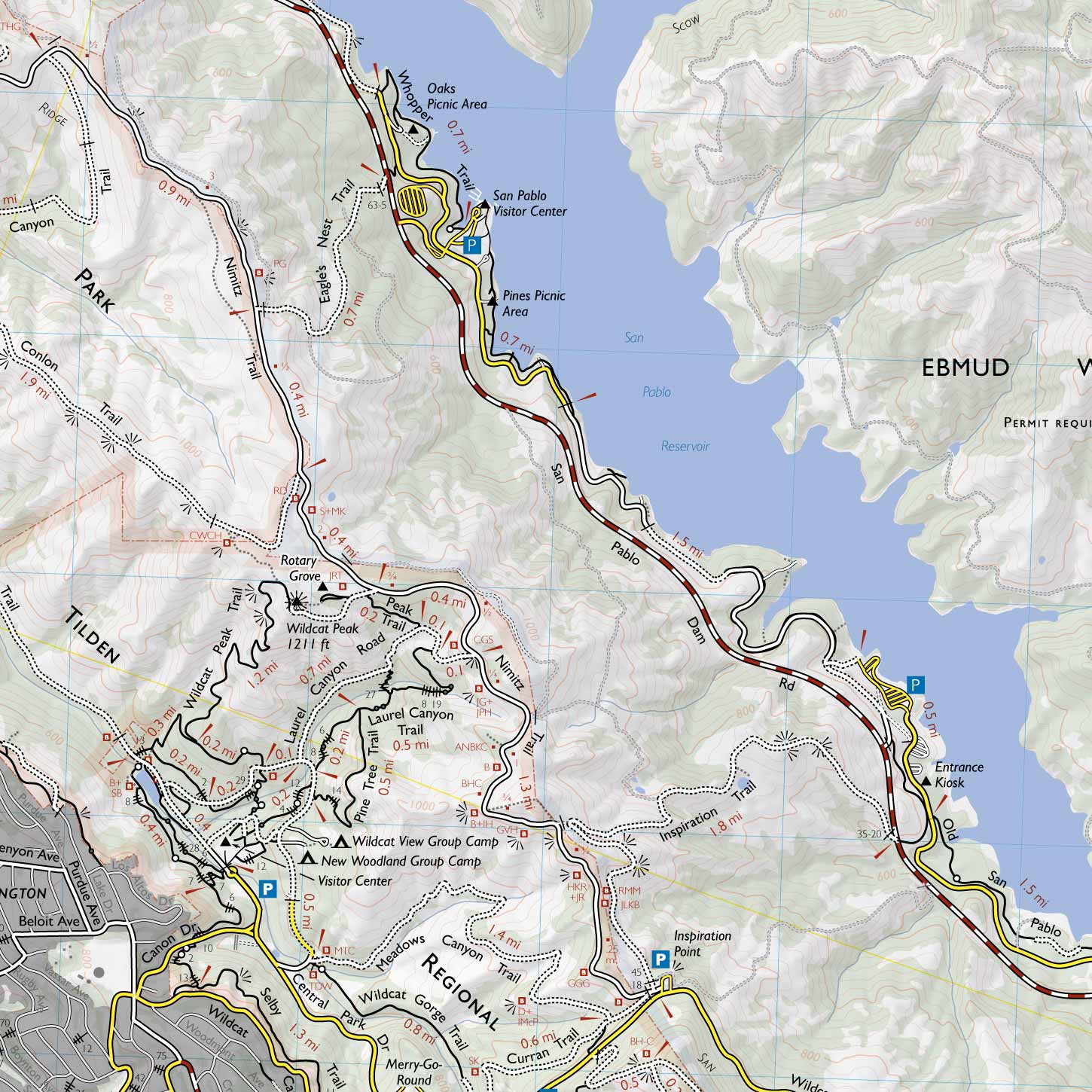 Tilden Regional Park And San Pablo Reservoir