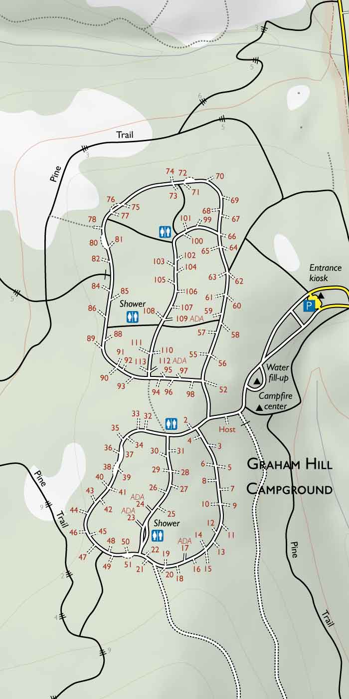 Henry Cowell State Park Map