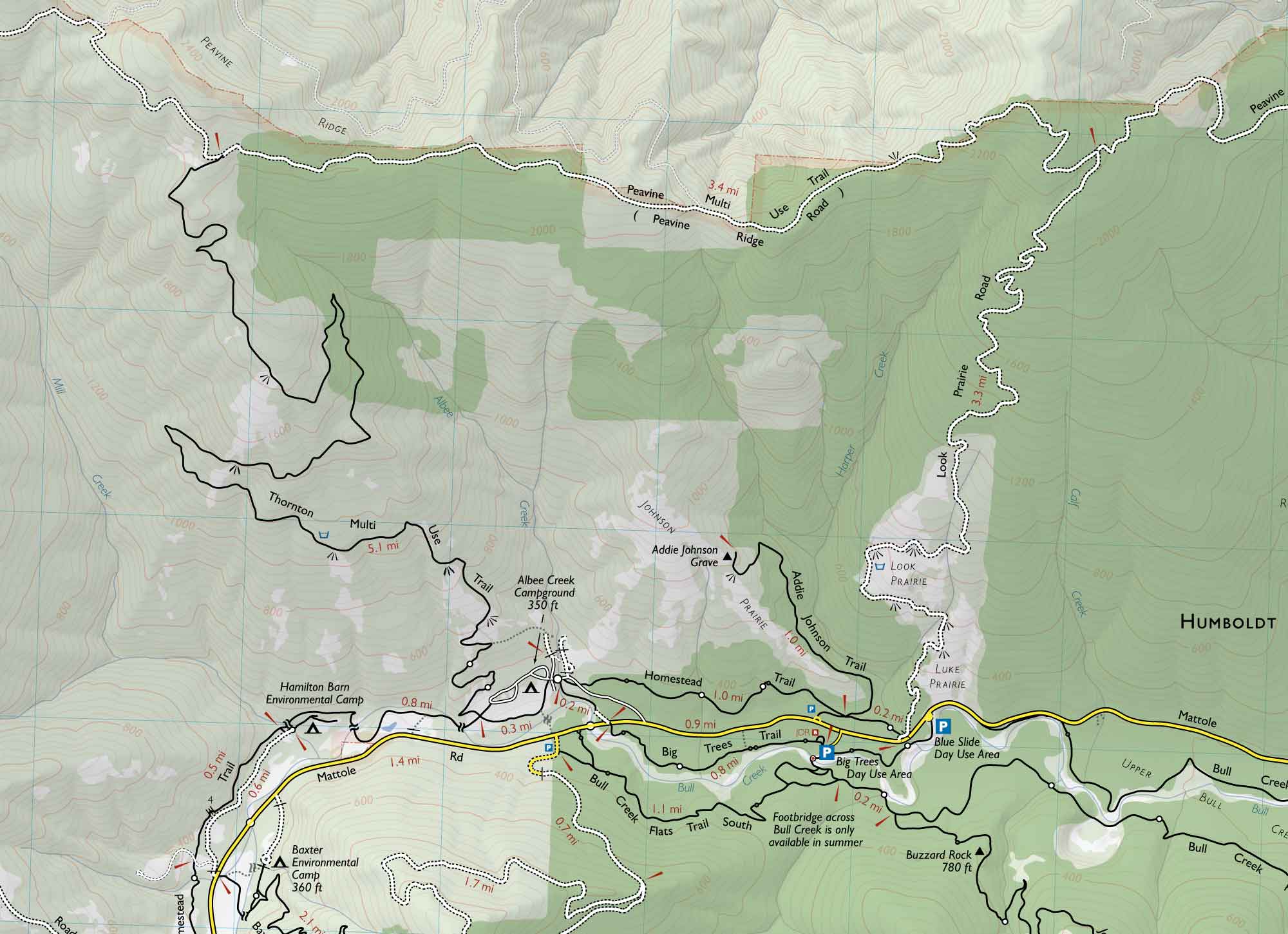 Look Prairie and Peavine Ridge