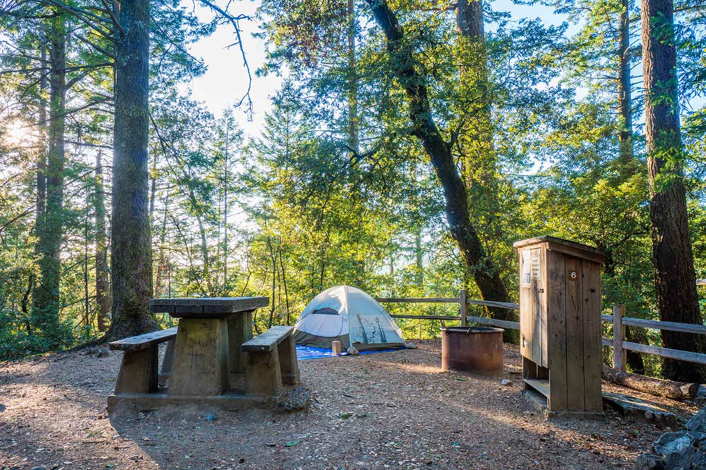 Pantoll and Bootjack Campgrounds