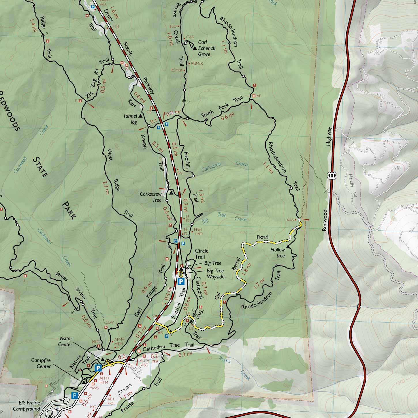 West Ridge and Prairie Creek